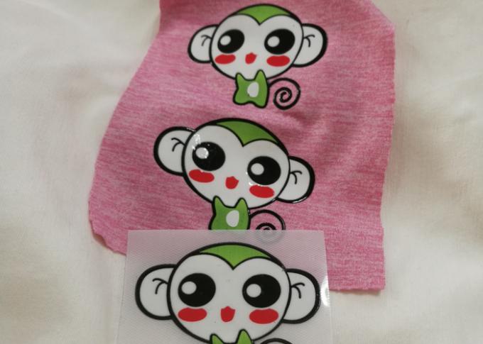 Promotional Silicon Raised Heat Transfer Clothing Labels Custom Iron On Stickers