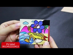 برچسب انتقال گرما سیلیکون رنگ سیاه حیوانات