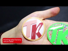 برچسب های لباس سیلیکون سه بعدی با اثر بازتاب دهنده دوستانه با محیط زیست