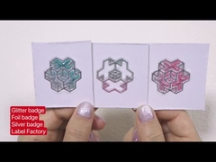 تکه های TPU سفارشی نشان Glitter نشان ورق