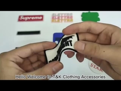 تکه های لوگو سیلیکونی برای برچسب لباس یونیفورم / لاستیکی