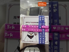 هدیه های تبلیغاتی شخصی سازی شده 3d Keychain هر رنگ