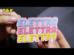 PVC سیلیکون 3D لاستیک پیچ های نشان در سفارشی پوشیدنی