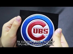 لوگو انتقال حرارتی Tpu سفارشی 3D Tpu Label Transfer Soft Tpu Logo برای لباس