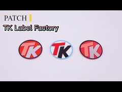 برچسب های سیلیکونی چاپ مواد ویژه برای لباس علامت تجاری سه بعدی سطح روشن