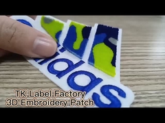 پچ های لباس سفارشی بیضی شکل زیبا گلدوزی شده روی نشان های سازگار با محیط زیست