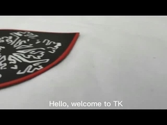 برچسب انتقال حرارت TPU با فرکانس بالا و آرم برجسته فلزی سه بعدی برای لباس با قیمت عمده کارخانه