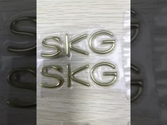 برچسب لوگو سفارشی نقره ای طلایی TPU انتقال گرما 3D برای تی شرت