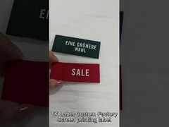 برچسب لباس با لوگوی سفارشی برند، چاپ سیلک لوگو، برچسب بافته شده برای لباس