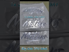 لوگو انتقال حرارتی Tpu سفارشی 3D Tpu Label Transfer Soft Tpu Logo برای لباس