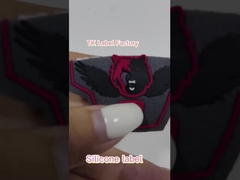 تی شرت سفارشی برچسب سیلیکونی قابل شستشوی 3D نرم سیلیکون لوگو انتقال گرما سیلیکون نشان