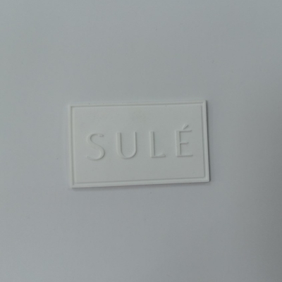 BV تایید شده سیلیکون 3D برجسته سفارشی Sew On Logo Patch نشان PVC