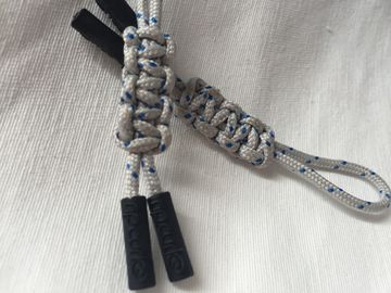 سفارشی دست ساز Paracord زیپ نگه دار 3 رنگ تزریق TPU