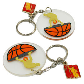 محصولات جشنواره مد طراحی سفارشی حک تبلیغات سیلیکون سوغات در Keychain