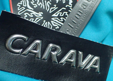 سازگار با محیط زیست پلاستیکی 3d Custom Clothing Patches OEM / ODM