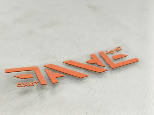 برچسب های انتقال گرما OEM سیلیکون ضخیم 3D لباس Oeko Tex با بافت خاص