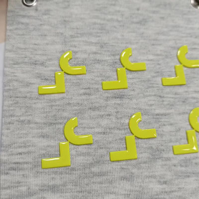 لوگو درخشش 3D رنگ آمیزی لباس های آهنین نشان گرما لاستیکی سیلیکون پیوند انتقال گرما