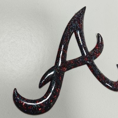برچسب انتقال حرارت فلزی قرمز برای کیسه