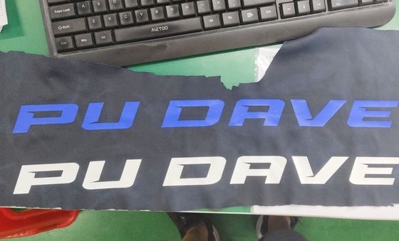 Size Custom Designs High Quality Flat Ink Heat Transfer Printing Silicone Sticker Quick Turnaround