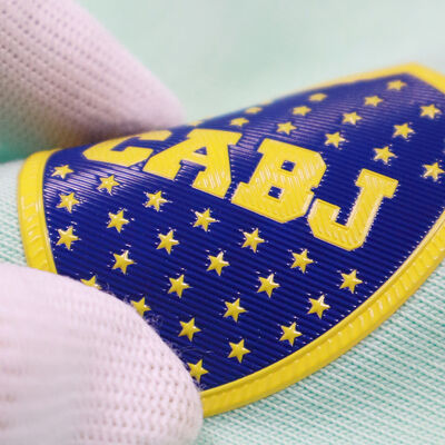 برچسب های انتقال گرما 3D TPU سفارشی شده سه رنگ قابل شستشو و ماندگار برای لباس