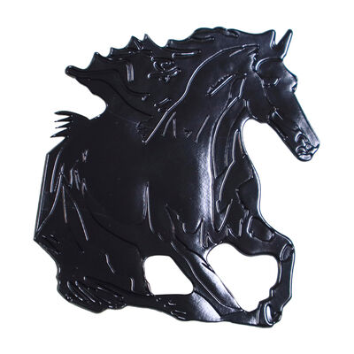 برچسب انتقال گرما TPU Black Running Horse برچسب انتقال گرما تی پی یو