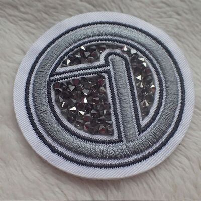 Embroidered Service Custom Clothing Badge Label 100% Machine Embroidery Patches and Heat Transfer Badges With