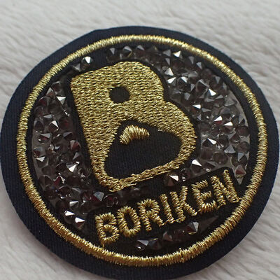 Embroidered Service Custom Clothing Badge Label 100% Machine Embroidery Patches and Heat Transfer Badges With