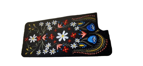 برچسب گلدوزی سفارشی برند طراح لوگو سه بعدی مد سبک قومی برای لباس