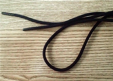 سیم مچ بند غیرمتعارف سیاه و سفید 125cm با لوگوی حک شده در هر دو انتهای سر سخت سخت رنگ سیاه