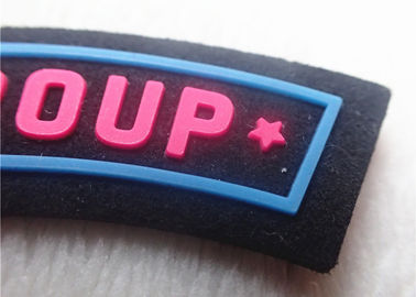 کفش یا کیسه های پلاستیکی Logo Logo، پچ های Silicone Badge Embossed 3D