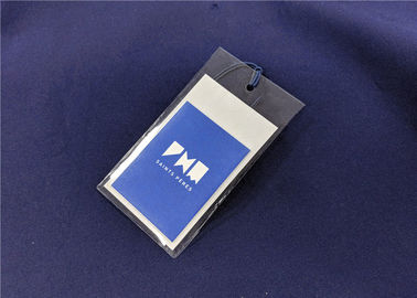 لباس های شخصی Hang برچسب ها برای هدایا PVC / برچسب Recycled PVC