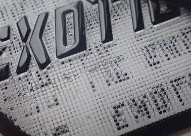TPU Embossed Logo خود چسب پچ برای لباس / کیف / کلاه