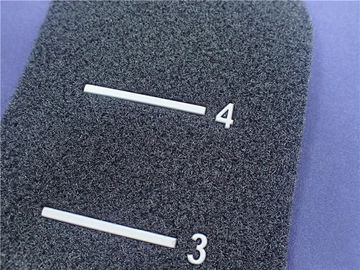 سازگار با محیط زیست - دوستانه سیاه و سفید Velcro قلاب و حلقه خاکستری سفارشی TPU آرم لباس پچ