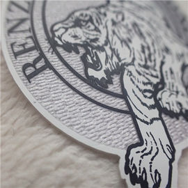 OEKO لباسهای سفارشی OEKO شکل نامنظم Tiger Logo آرم سیلیکون انتقال حرارت تاتامی گله