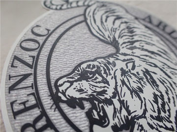 OEKO لباسهای سفارشی OEKO شکل نامنظم Tiger Logo آرم سیلیکون انتقال حرارت تاتامی گله