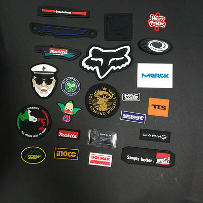 OEM Clothing 3D Pvc Patches Sweatshirt حلق آویز برچسب لباس آرم سفارشی