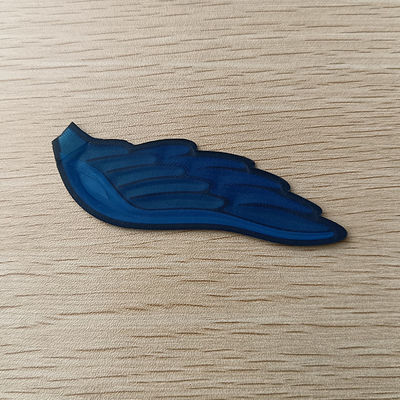 Iron on Badges 3D برجسته نام تجاری Logo Soft TPU Patches For Clothing