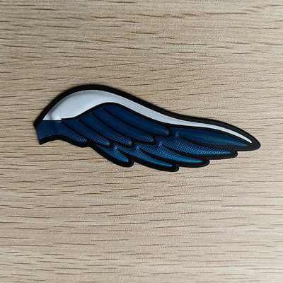 Iron on Badges 3D برجسته نام تجاری Logo Soft TPU Patches For Clothing
