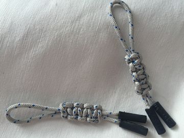 سفارشی دست ساز Paracord زیپ نگه دار 3 رنگ تزریق TPU