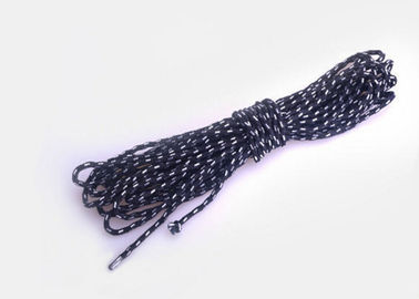 ورق 3mm / از 4mm Inelasticity قوی بند ناف غیر الاستیک نایلون طناب بافته روکش دار تکمیل