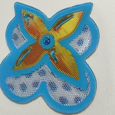 دوختن روی وصله های نرم TPU فانتزی هولوگرام با جلوه رنگی سفارشی فانتوم
