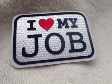شعار آرم I LOVE MY JOB Plush Chromatically Flocking دو تکه لباس رنگ