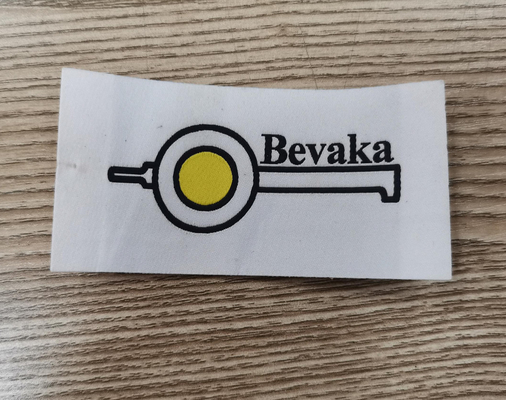 تی شرت برچسب لباس های بافته شده قابل شستشو Selvage Trimming برای لباس